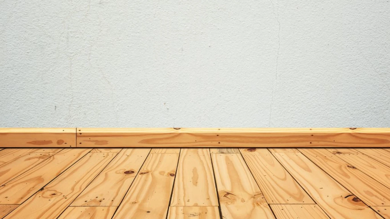 Replacing old flooring with wood